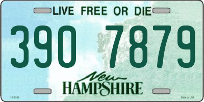 NH license plate 3907879