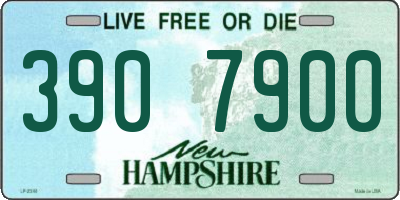 NH license plate 3907900