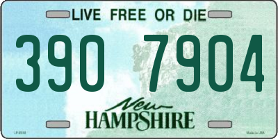 NH license plate 3907904