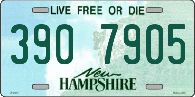 NH license plate 3907905