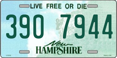 NH license plate 3907944