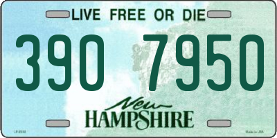 NH license plate 3907950