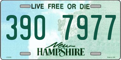 NH license plate 3907977