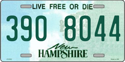 NH license plate 3908044