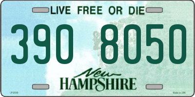 NH license plate 3908050