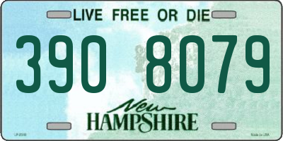 NH license plate 3908079