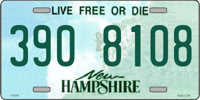 NH license plate 3908108