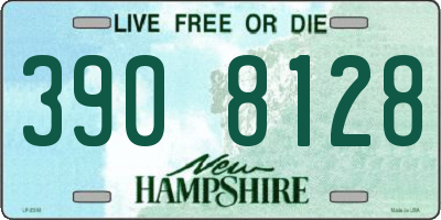 NH license plate 3908128