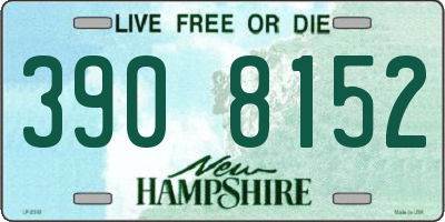 NH license plate 3908152