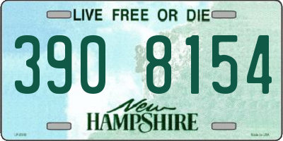 NH license plate 3908154