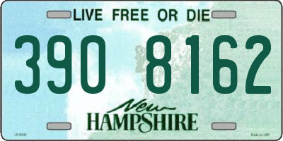 NH license plate 3908162