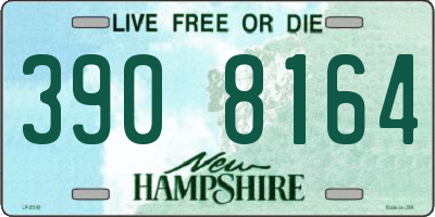 NH license plate 3908164