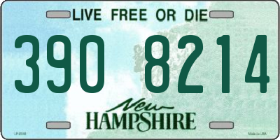 NH license plate 3908214