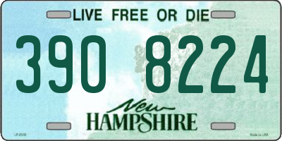 NH license plate 3908224