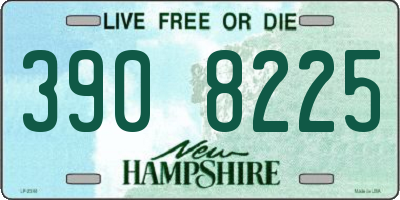 NH license plate 3908225