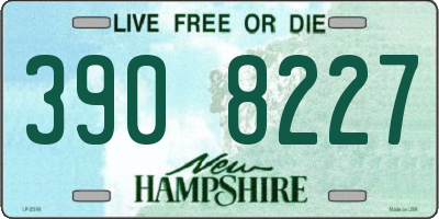 NH license plate 3908227