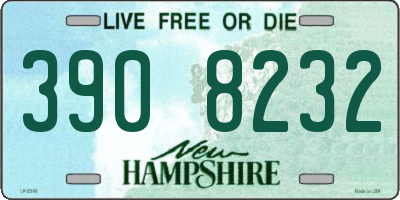 NH license plate 3908232