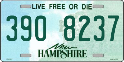 NH license plate 3908237