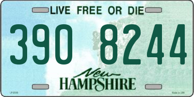 NH license plate 3908244