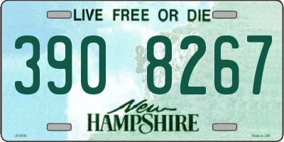 NH license plate 3908267