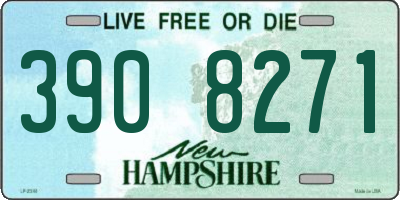 NH license plate 3908271