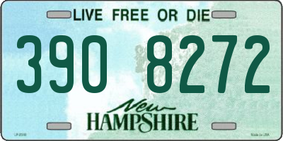 NH license plate 3908272