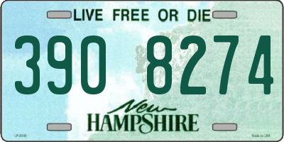 NH license plate 3908274