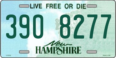NH license plate 3908277