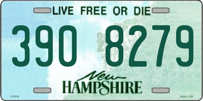 NH license plate 3908279