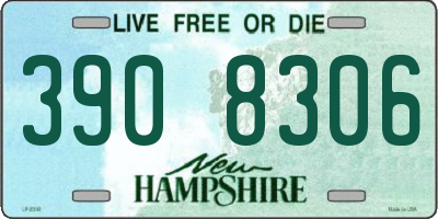 NH license plate 3908306