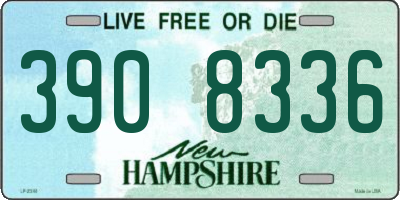 NH license plate 3908336