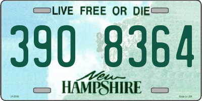 NH license plate 3908364