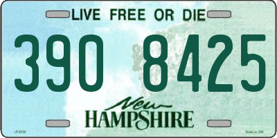 NH license plate 3908425