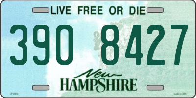 NH license plate 3908427