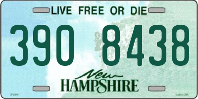 NH license plate 3908438