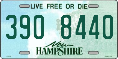 NH license plate 3908440