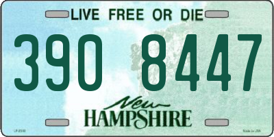 NH license plate 3908447