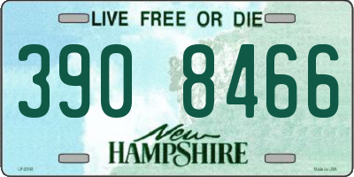 NH license plate 3908466