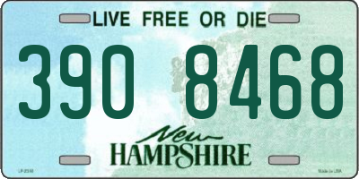 NH license plate 3908468