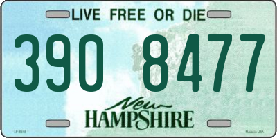 NH license plate 3908477