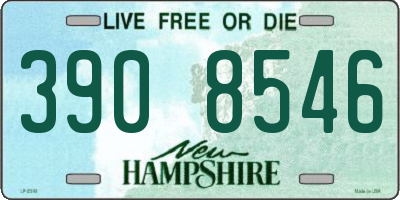 NH license plate 3908546