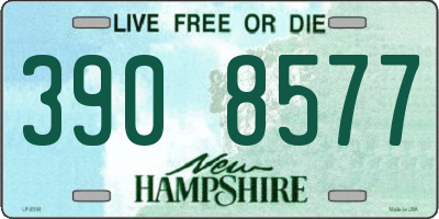 NH license plate 3908577