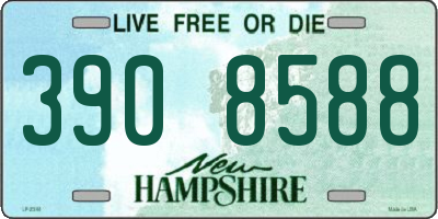 NH license plate 3908588