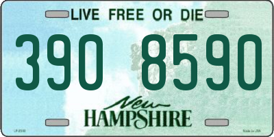 NH license plate 3908590