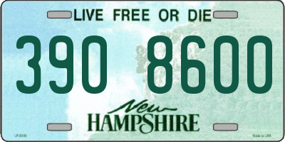 NH license plate 3908600