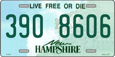 NH license plate 3908606