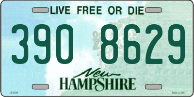 NH license plate 3908629