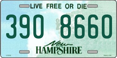 NH license plate 3908660