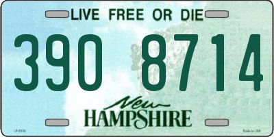 NH license plate 3908714