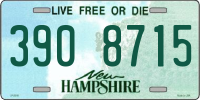 NH license plate 3908715